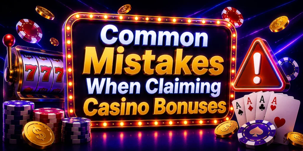 Common Mistakes When Claiming Casino Bonuses