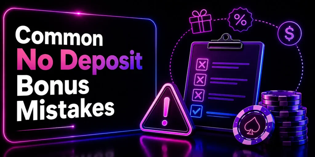 Common No Deposit Bonus Mistakes