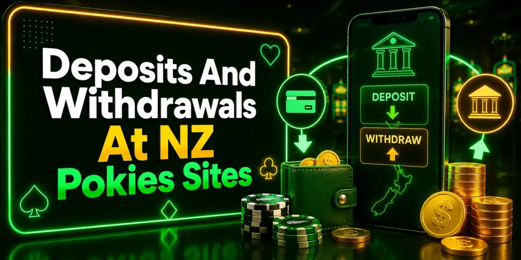 Deposits And Withdrawals At NZ Pokies Sites