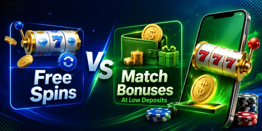 Free Spins Vs Match Bonuses At Low Deposits