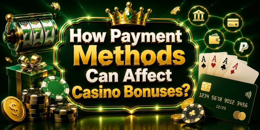 How Payment Methods Can Affect Casino Bonuses
