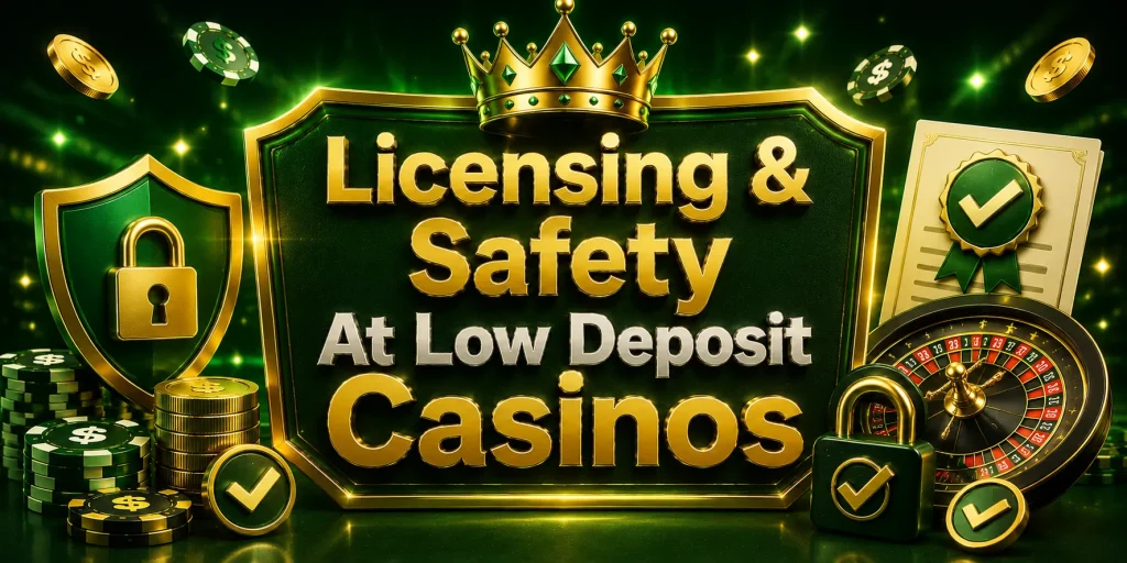 Licensing & Safety At Low Deposit Casinos
