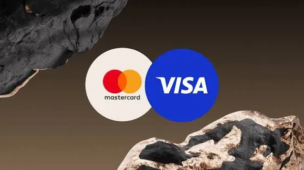 visa and mastercards