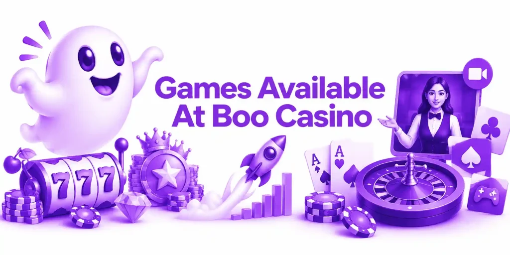 Games Available At Boo Casino