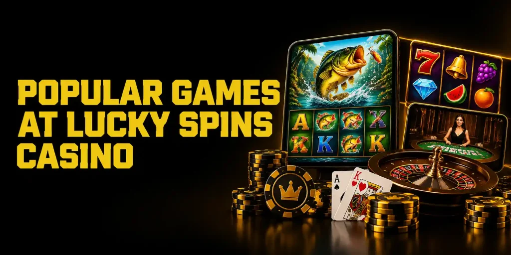 Popular Games At Lucky Spins Casino